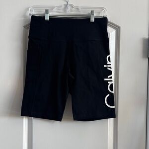 Calvin Klein Black Logo Bike Shorts